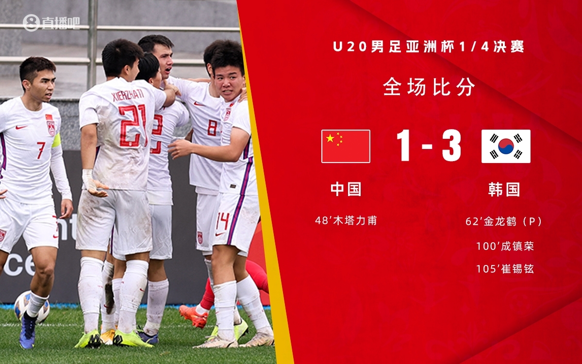 復(fù)仇！U22國(guó)足絕殺復(fù)仇韓國(guó)，2年前U20亞洲杯加時(shí)憾負(fù)無(wú)緣世青賽